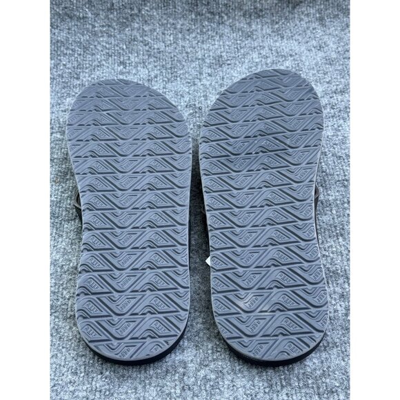 Reef Mens Flip Flops Size 11 Black  Cushion Phantom Synthetic Upper & Outsole - Picture 10 of 16